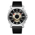Sanda New Hollow Cool Creative Large Dial Belt Men&